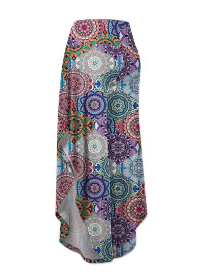FAM-FAM Printed Wide Leg Pants - Pahabu - Women's Clothing & Shop