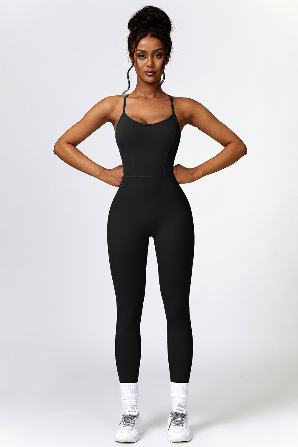 Basic Bae Open Back Spaghetti Strap Active Jumpsuit - Pahabu - Women's Clothing & Shop