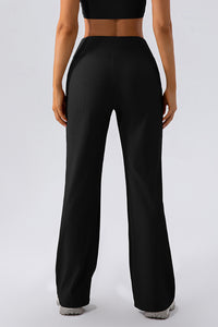 High Waist Straight Active Pants - Pahabu - Women's Clothing & Shop