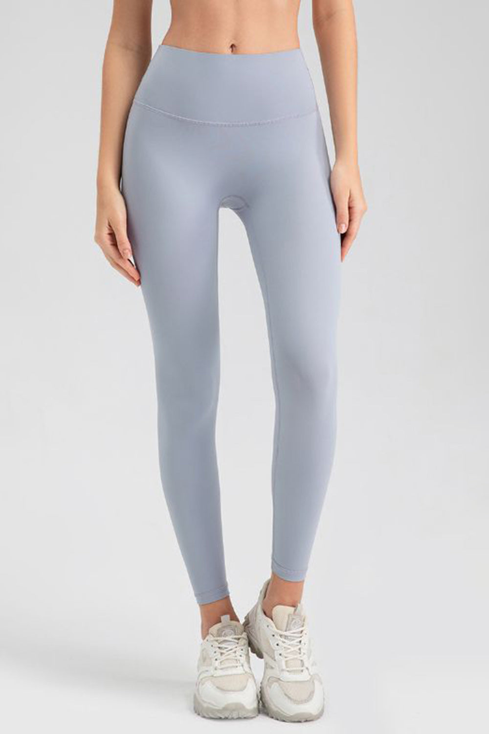 Wide Waistband Sport Leggings - Pahabu - Women's Clothing & Shop