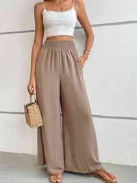 Perfee Wide Waistband Relax Fit Long Pants - Pahabu - Women's Clothing & Shop