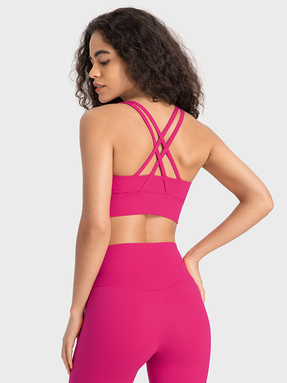 Millennia Crisscross Scoop Neck Active Tank - Pahabu - Women's Clothing & Shop