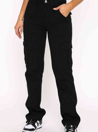Straight Leg Cargo Pants - Pahabu - Women's Clothing & Shop