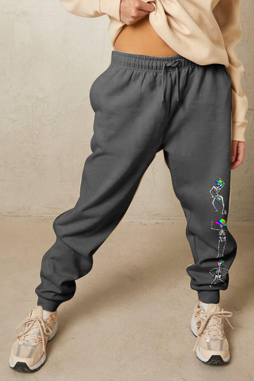 Simply Love Full Size SKELETON Graphic Sweatpants - Pahabu - Women's Clothing & Shop