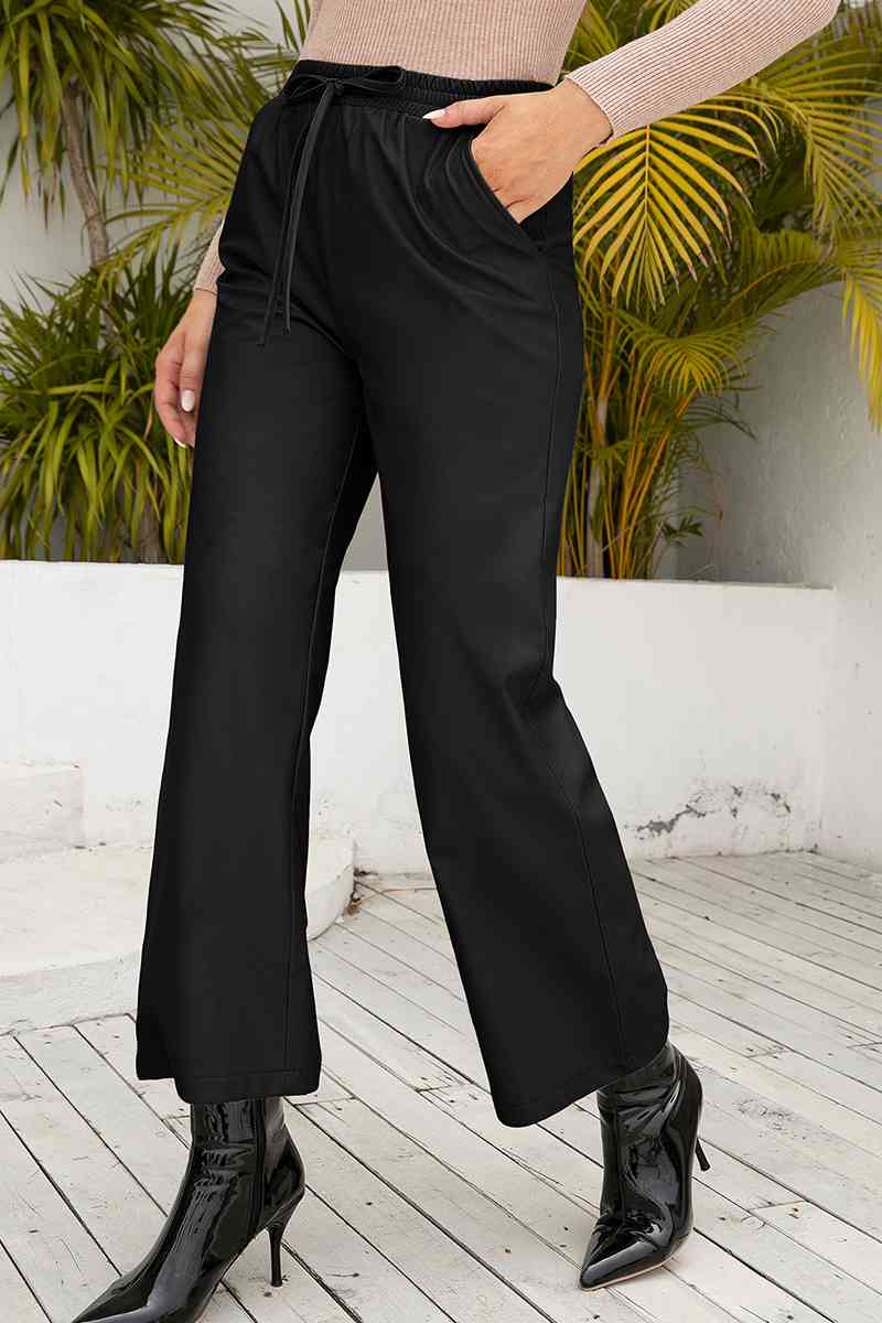 Ivy Lane Drawstring Wide Leg Long Pants - Pahabu - Women's Clothing & Shop