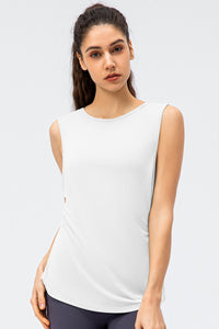 Cutout Reversible Active Tank - Pahabu - Women's Clothing & Shop