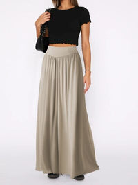 High Waist Wide Leg Pants - Pahabu - Women's Clothing & Shop