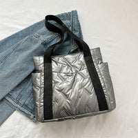 Polyester Tote Bag with Zipper - Pahabu - Women's Clothing & Shop