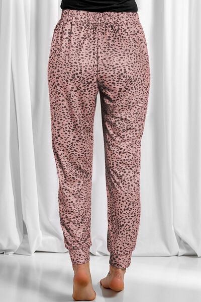 Full Size Leopard Drawstring Pocketed Pants - Pahabu - Women's Clothing & Shop