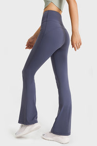 Millennia Elastic Waist Flare Yoga Pants - Pahabu - Women's Clothing & Shop