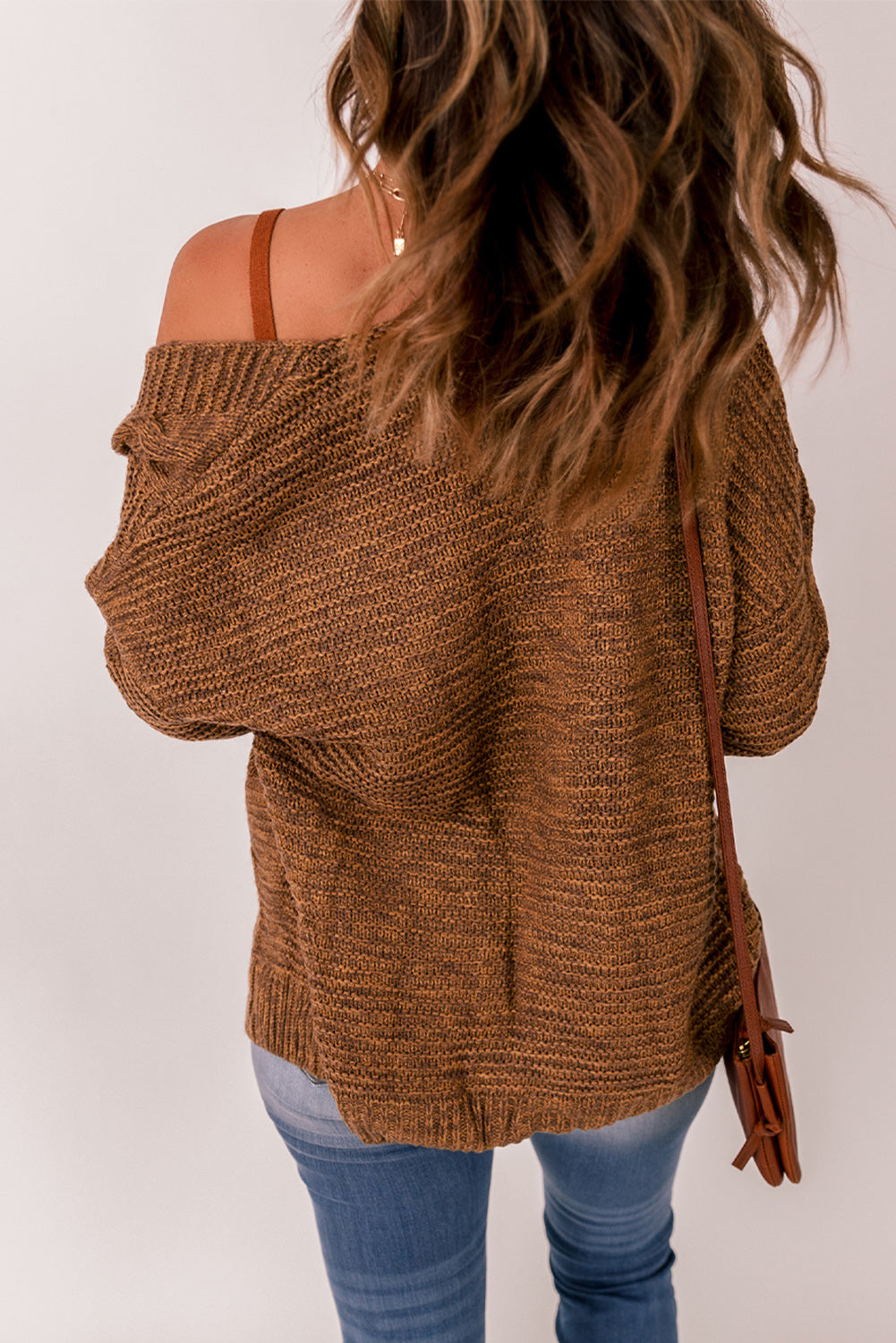 Cable-Knit Open Front Cardigan - Pahabu - Women's Clothing & Shop