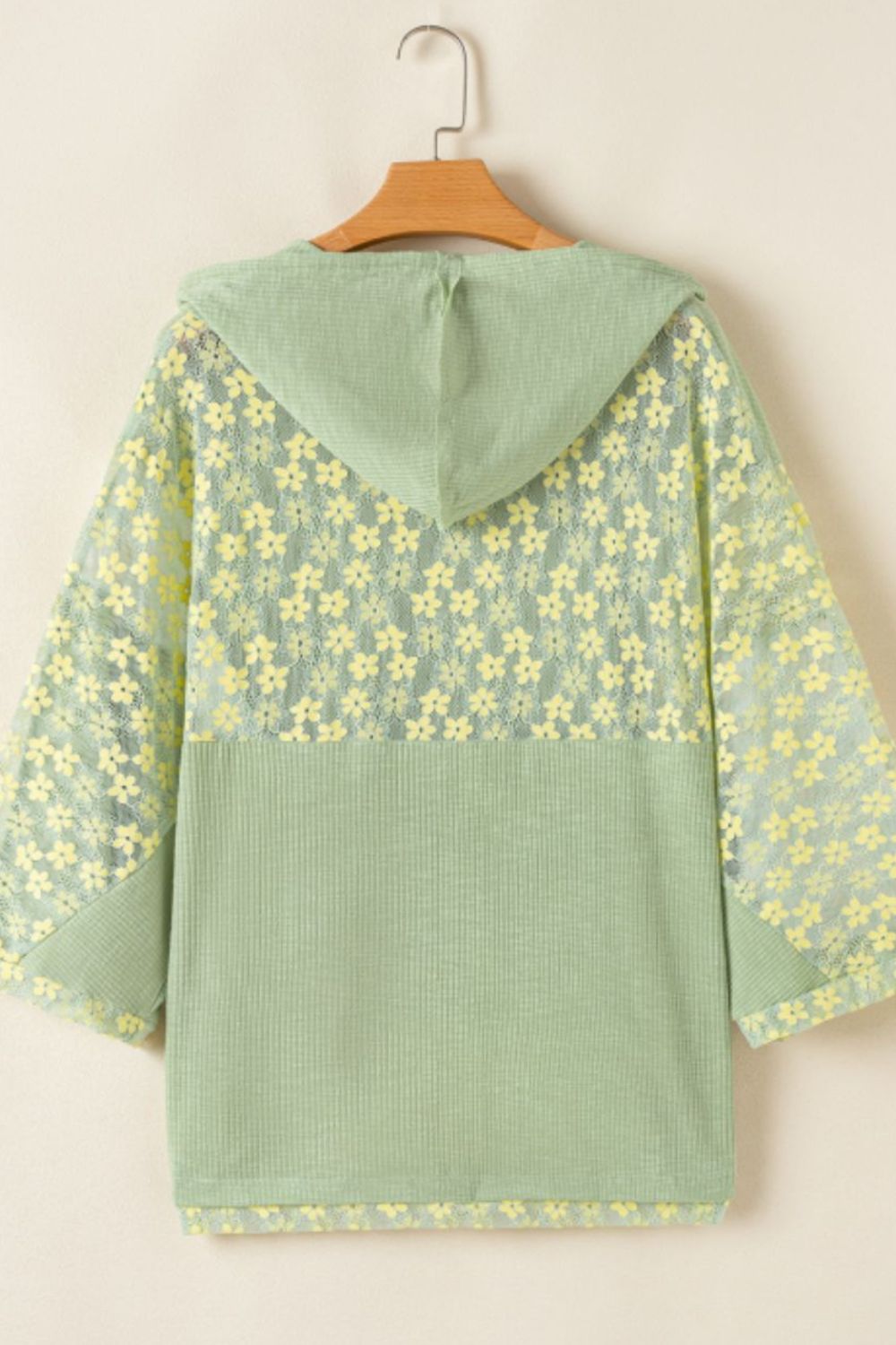 Peace Patch Batwing Sleeve Hooded Blouse - Pahabu - Women's Clothing & Shop