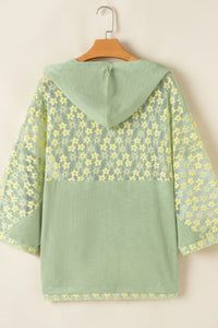 Peace Patch Batwing Sleeve Hooded Blouse - Pahabu - Women's Clothing & Shop