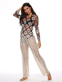 Cutout Drawstring High Waist Swim Pants - Pahabu - Women's Clothing & Shop