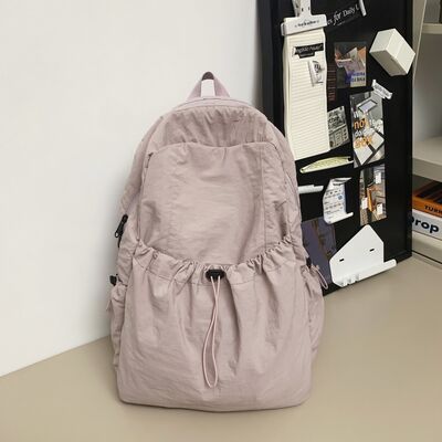 Drawstring Nylon Backpack Bag - Pahabu - Women's Clothing & Shop