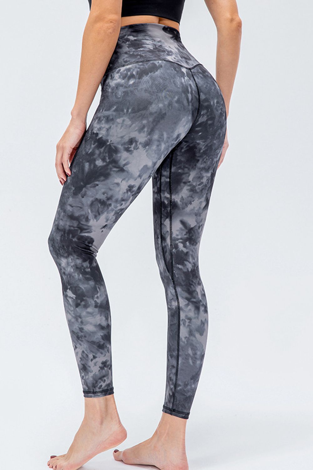 Wide Waistband Slim Fit Active Leggings - Pahabu - Women's Clothing & Shop