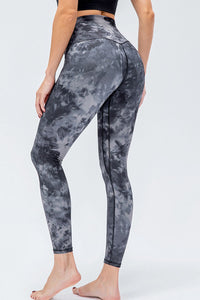 Wide Waistband Slim Fit Active Leggings - Pahabu - Women's Clothing & Shop