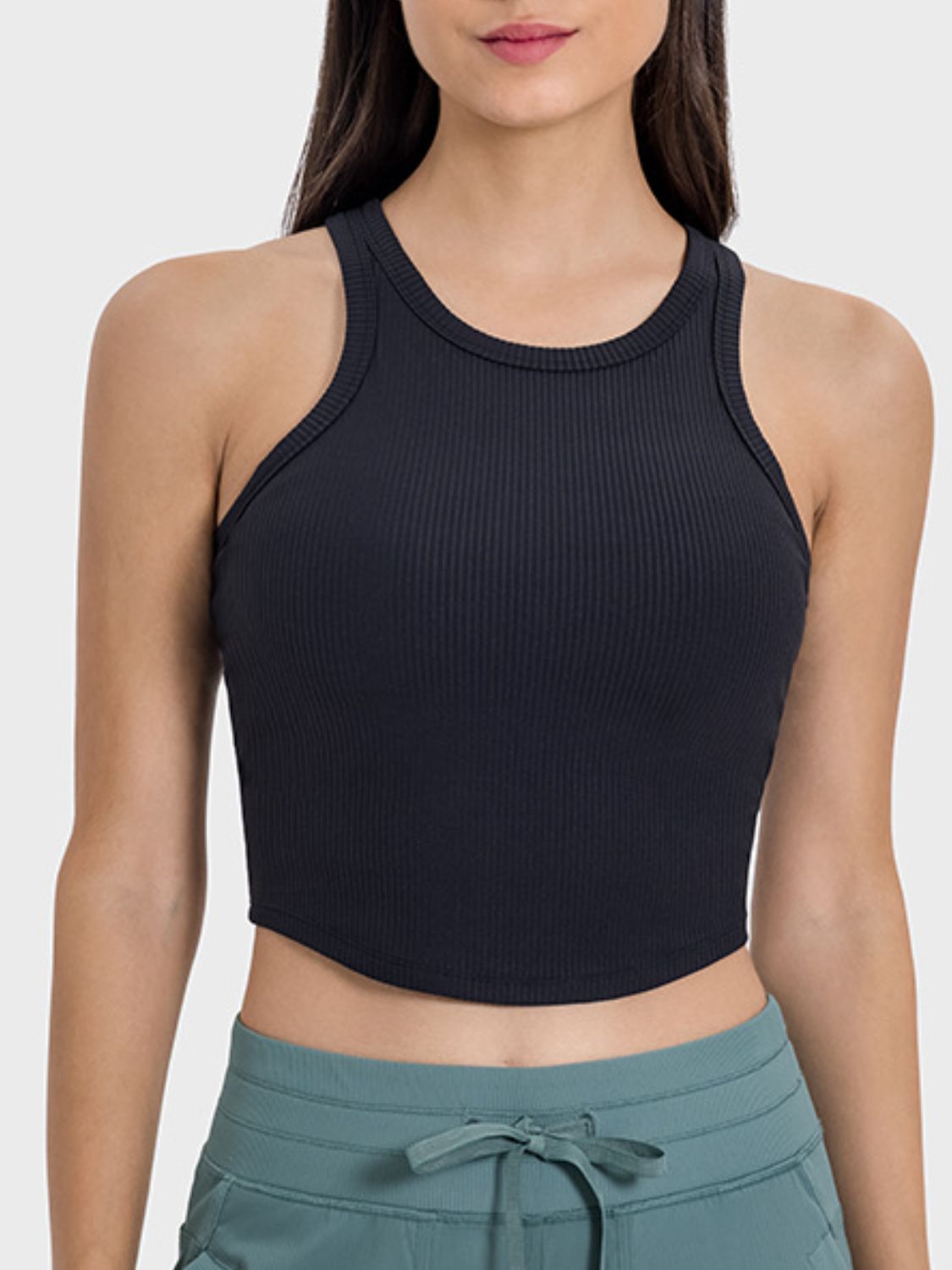 Millennia Round Neck Racerback Active Tank - Pahabu - Women's Clothing & Shop