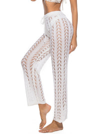 Cutout Drawstring High Waist Swim Pants - Pahabu - Women's Clothing & Shop