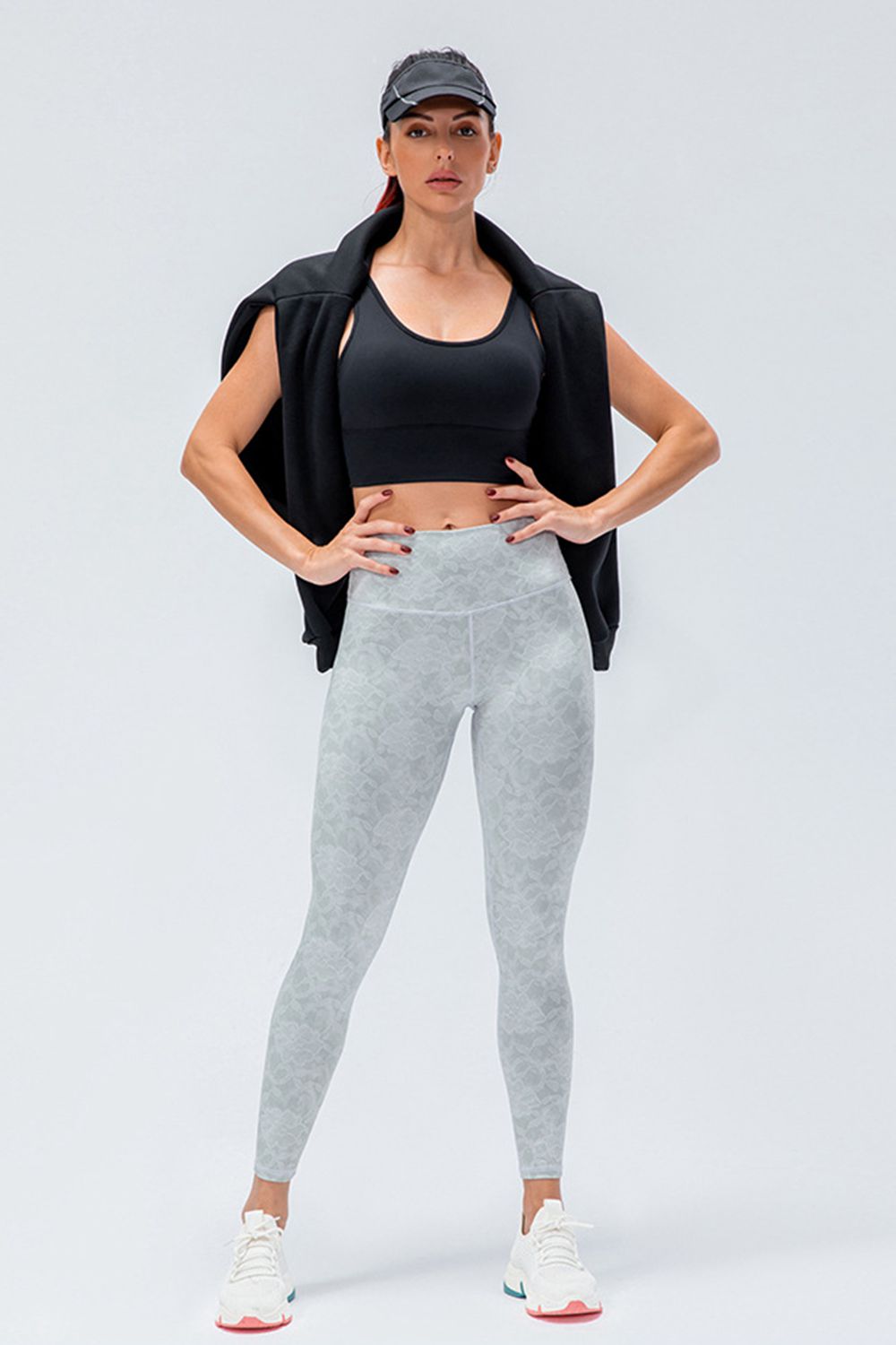 Wide Waistband Slim Fit Active Leggings - Pahabu - Women's Clothing & Shop