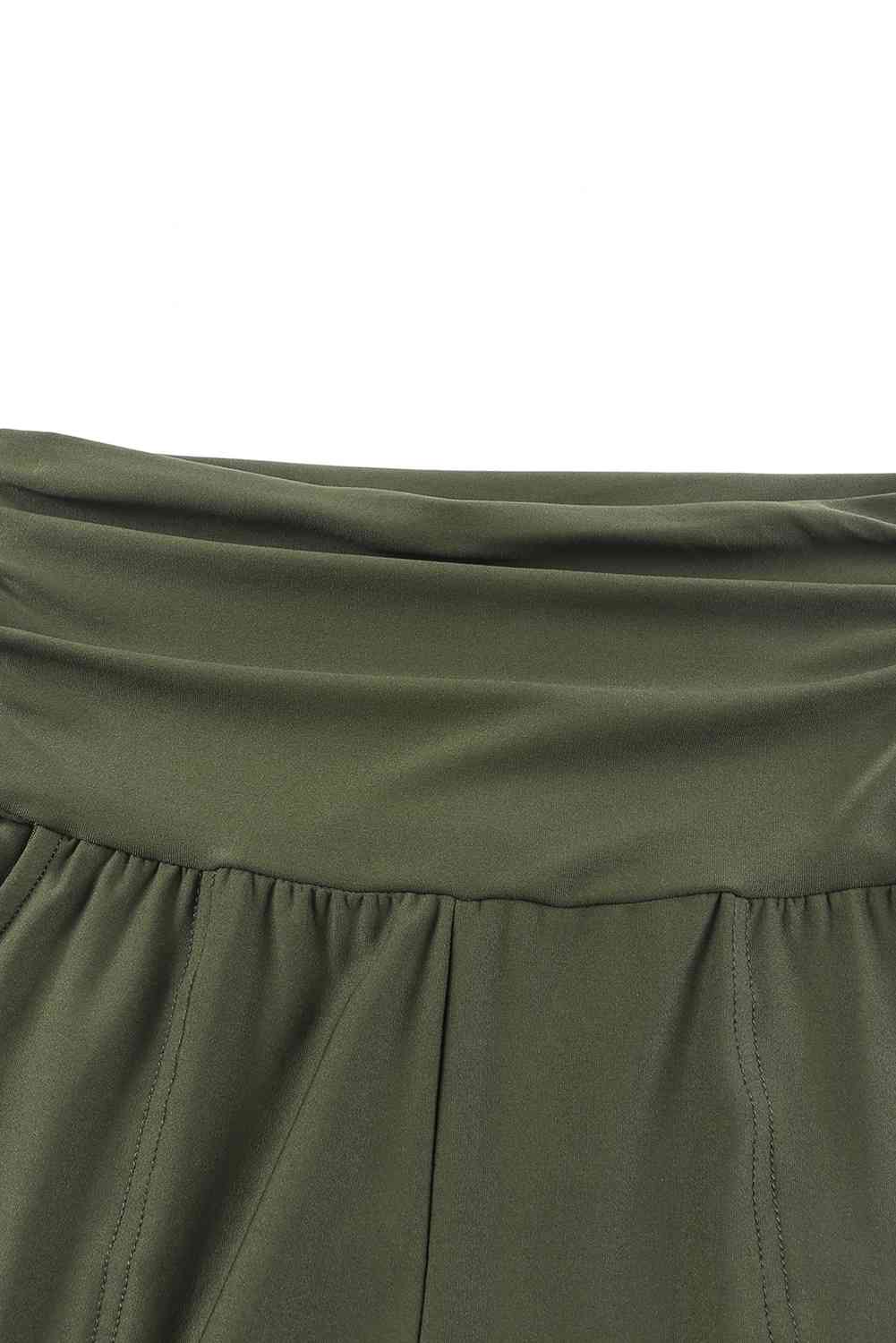 High-Rise Wide Waistband Joggers - Pahabu - Women's Clothing & Shop