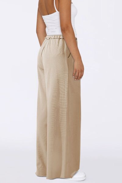 High Waist Wide Leg Pants - Pahabu - Women's Clothing & Shop