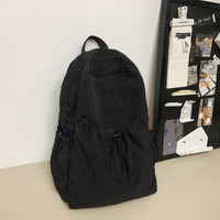 Drawstring Nylon Backpack Bag - Pahabu - Women's Clothing & Shop