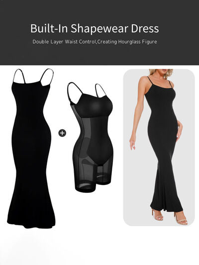 Basic Bae Built-In Shapewear Sleeveless Maxi Dress - Pahabu - Women's Clothing & Shop