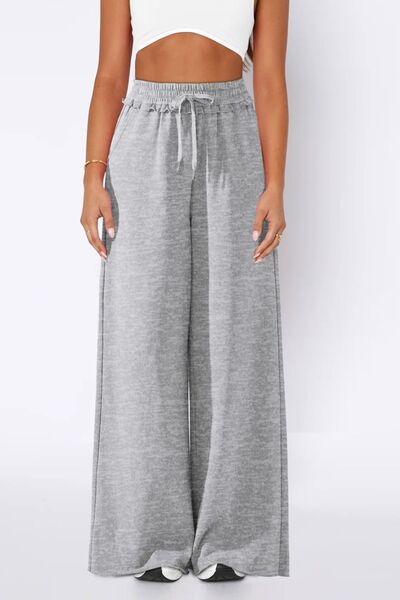 High Waist Wide Leg Pants - Pahabu - Women's Clothing & Shop