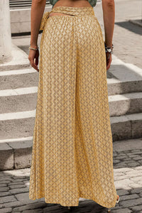 Perfee Printed Tied Wide Leg Pants - Pahabu - Women's Clothing & Shop
