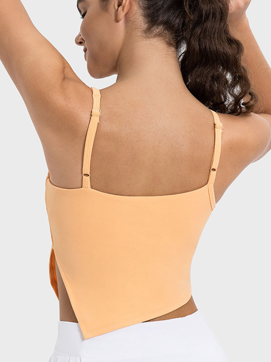 Millennia Slit Asymmetrical Neck Active Cami - Pahabu - Women's Clothing & Shop