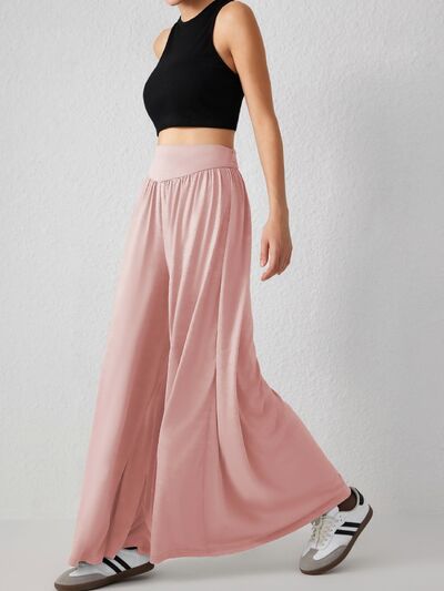 High Waist Wide Leg Pants - Pahabu - Women's Clothing & Shop