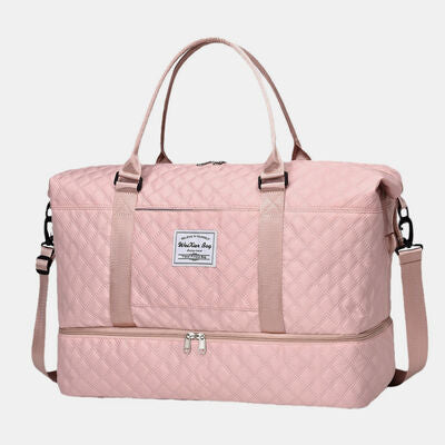 Diamond Grid Oxford Cloth Oversize Travel Bag - Pahabu - Women's Clothing & Shop