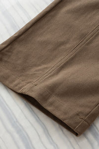 Half Elastic Waist Straight Pants - Pahabu - Women's Clothing & Shop