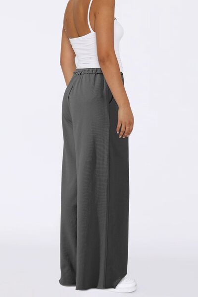 High Waist Wide Leg Pants - Pahabu - Women's Clothing & Shop