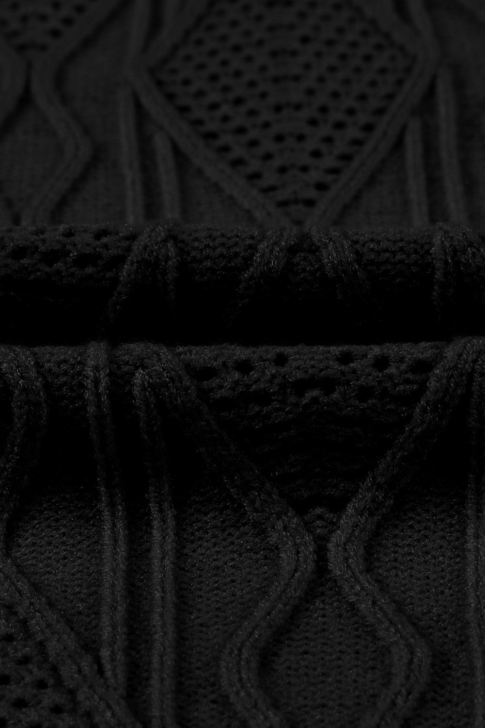 Plus Size Cable-Knit Button Up Sweater - Pahabu - Women's Clothing & Shop