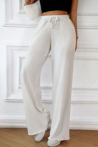Devine Drawstring Wide Leg Pants with Pocketed - Pahabu - Women's Clothing & Shop