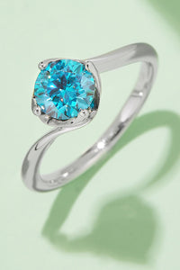 1 Carat Moissanite 925 Sterling Silver Solitaire Ring - Pahabu - Women's Clothing & Shop