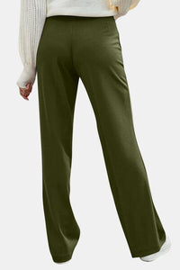 Decorative Button High Rise Pants - Pahabu - Women's Clothing & Shop