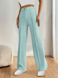 High Waist Wide Leg Pants - Pahabu - Women's Clothing & Shop