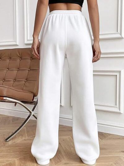 Drawstring Wide Leg Pants with Pockets - Pahabu - Women's Clothing & Shop