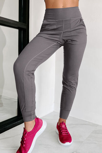High Waist Joggers with Pockets - Pahabu - Women's Clothing & Shop