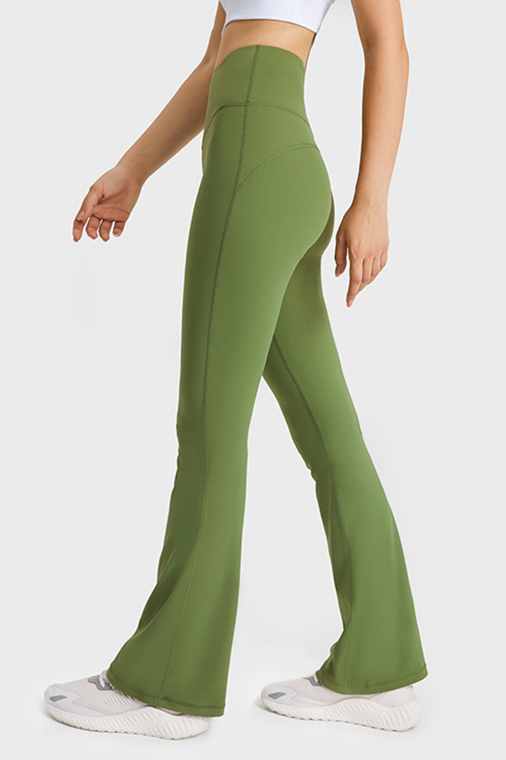 Millennia Elastic Waist Flare Yoga Pants - Pahabu - Women's Clothing & Shop