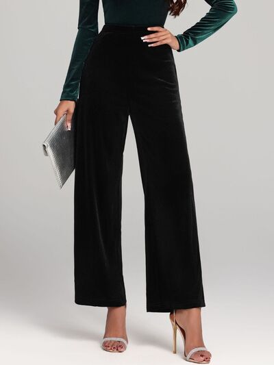 High Waist Wide Leg Pants - Pahabu - Women's Clothing & Shop