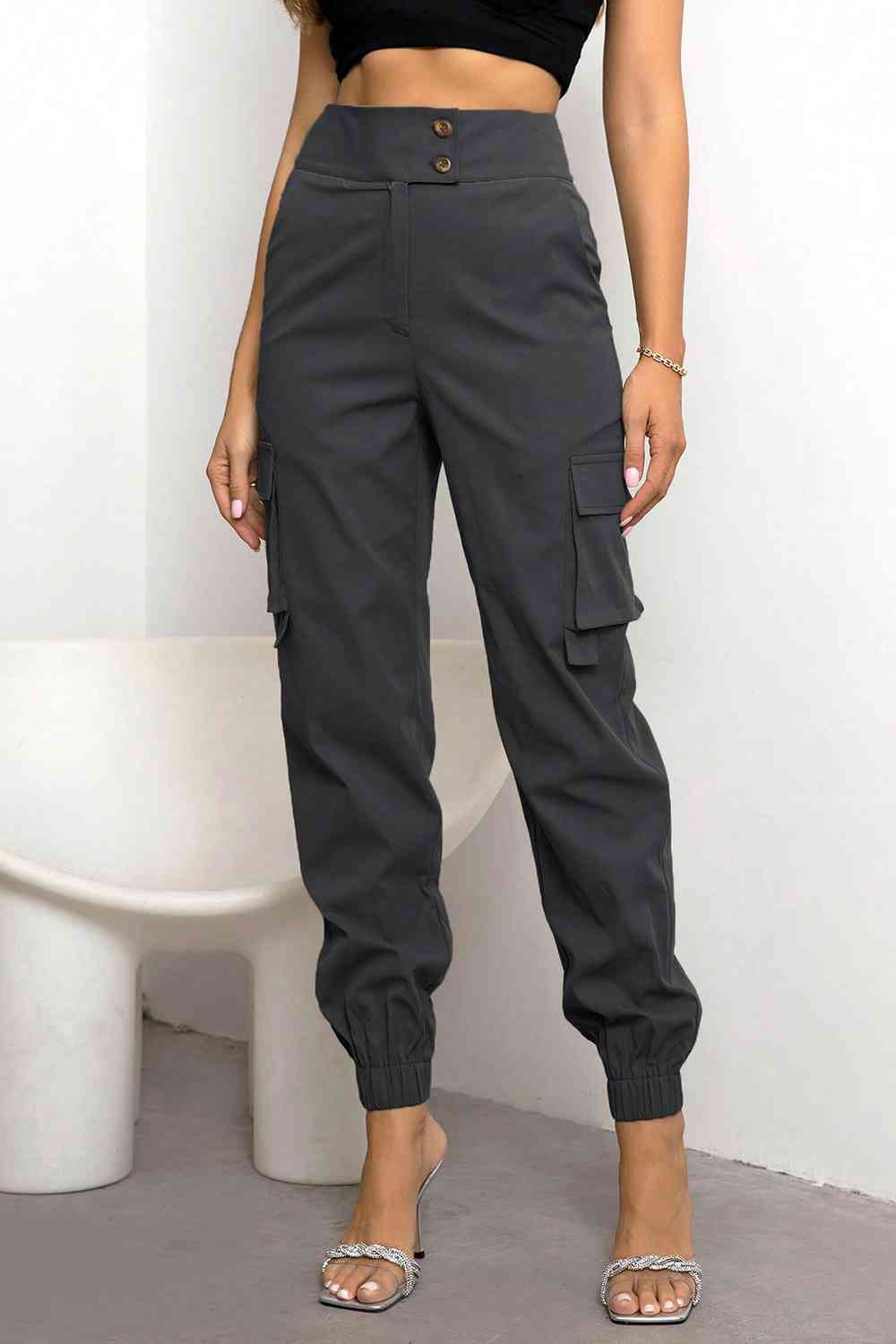 High Waist Cargo Pants - Pahabu - Women's Clothing & Shop