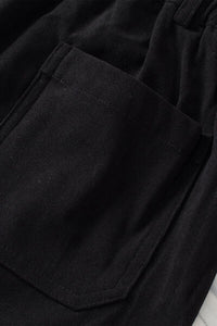Half Elastic Waist Straight Pants - Pahabu - Women's Clothing & Shop