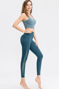 Wide Waistband Slim Fit Long Sports Pants - Pahabu - Women's Clothing & Shop