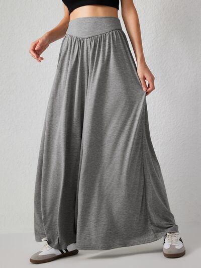 High Waist Wide Leg Pants - Pahabu - Women's Clothing & Shop