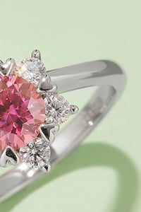 1 Carat Moissanite 925 Sterling Silver Cluster Ring - Pahabu - Women's Clothing & Shop