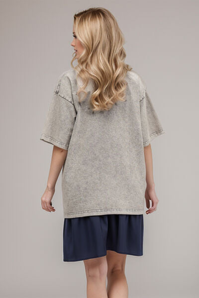 Basic Bae Round Neck Half Sleeve T-Shirt - Pahabu - Women's Clothing & Shop
